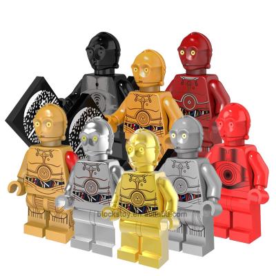 China TOY PG8023 StarWars Movie C-3PO R2-D2 Series C-3PO R2-D2 Clone Trooper Figure Kids Collectible Model Toy for sale