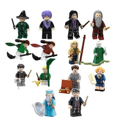 China Dumbledore Hogwarts Building Block Main Building Toy Famous Movie Hot Sale Childood Characters Figure New Years Toys Children Gift for sale