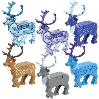 China Building Toy X0319 Douro Continent Deer Anime Action Bricks Figures Milu Dress Sky Deer Building Block Figure Colorful Birthday Christmas Toy for sale