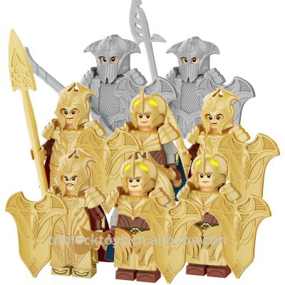 China Building Toy KT1050 New Design Warcraft Elven Action Mini Block Figures Kids Toy Educational Building Block Toy for sale