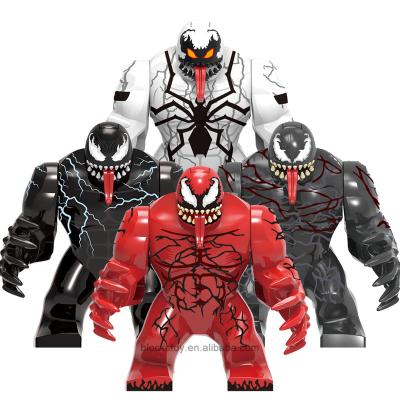 China Carnage MODEL TOY Super Heroes Spider Venom Man Riot 7cm Big Suze Than Action Figure Building Block Model Toys X0327 for sale