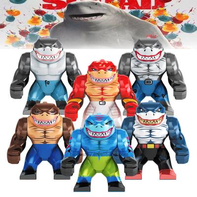 China New King Shark Super Heroes Spider Venom Man TOY KF6152 Large Action Figure Carnage Model Building Block Toys for sale