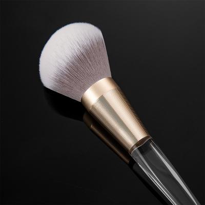 China Angular Blush High Quality Single Handle Base Makeup Tools Multi Functional Acrylic Powder Brush for sale