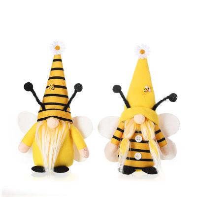 China Creative Doll Rudolph Faceless Cute Dwarf Doll Bee Handmade Festival Elf Pixie Ornaments for sale