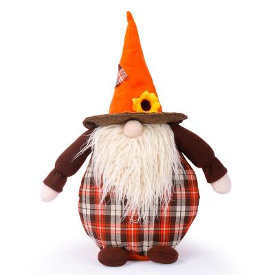 China Halloween Handmade Gnome Decoration New Farm Harvest Festival Stand Decorations Faceless Thanksgiving Doll for sale