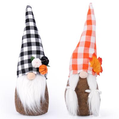 China Handmade Rudolph Gnomes Doll Faceless Harvest Festival Decorations Halloween Pumpkin Doll Thanksgiving Decorations for sale