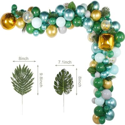 China Party Decoration Birthday Baby Shower Decorations Favors for Kids Boys Jungle Safari Theme Garland Kit Party Supplies Latex Balloons Sets for sale