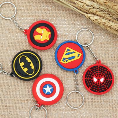 China Low Price Attractive Cartoon Custom Logo PVC Key Chain 3d Soft PVC Gift Set Souvenir/Gift Silicone/Rubber Key Chains Gift Giveaway for sale