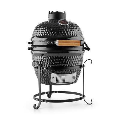 China 13 Inch Kamado Ceramic BBQ Grill Height Adjustable Top Quantity for sale