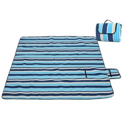 China Folding Mat Waterproof Outdoor Camping Picnic Mat Folding Picnic Blanket Sleep Protection Raising Portable Beach Blanket Camping Mat for sale