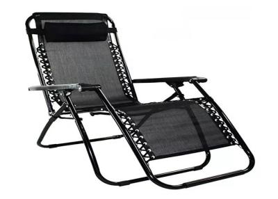 China Tumbona de playa ajustable para muebles de exterior, silla plegable de gravedad cero para oficina en venta