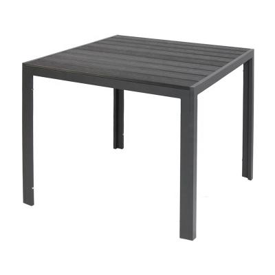 China Tabla de aluminio superior de madera plástica de los muebles del cuadrado para los 80cm al aire libre los 90cm en venta