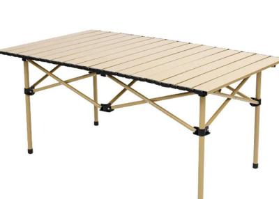 China Rollo plegable de la comida campestre de los muebles que acampa al aire libre encima de la tabla de plegamiento portátil de la tabla en venta