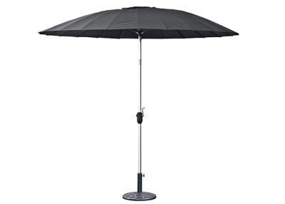 China Fiberglass Aluminum Outdoor Sun Umbrella Free Standing Garden Parasol for sale