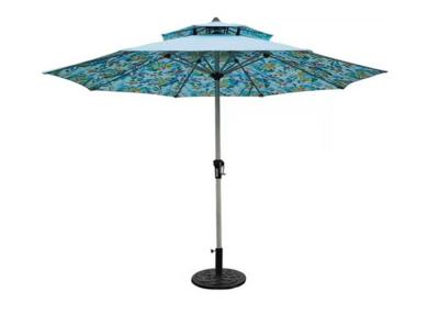 China La protección 2,5 M Outdoor Umbrella de Sun, el jardín de aluminio Sun del poliéster sombrea los parasoles en venta