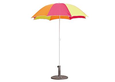 China 170T Polyester Fabric Outdoor Sun Umbrella BSCI EN581 Certificated for sale