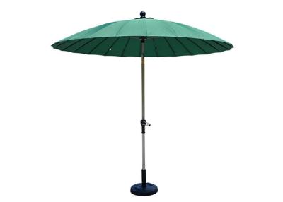 China Fiberglass Ribs Round Patio Umbrella 3m Garden Parasol Umbrella for sale