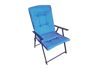 China Multipurpose Steel Patio Outdoor Padded Chair With Powder Coated Frame for sale