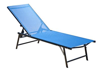 China 7 Position Foldable Sun Lounger Chair Weather Resistant OEM ODM Available for sale