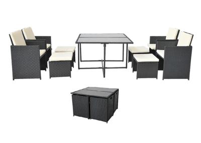 China Estrutura de Sofa Set With Cushion Disassemble da mobília do jardim do Rattan de Colourfast à venda