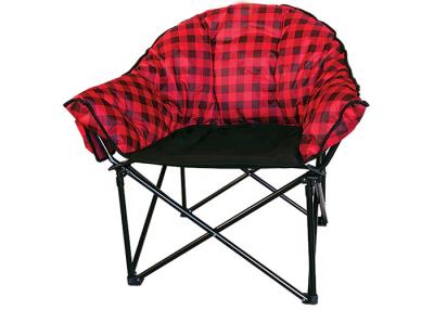 China 600D Polyester Folding Padded Moon Chair Indoor 62x63x96cm for sale