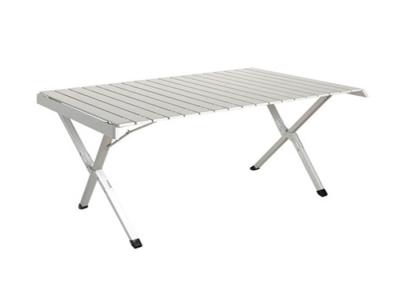 Chine Table de salle à manger en aluminium de patio de contreplaqué avec le cadre enduit de poudre à vendre