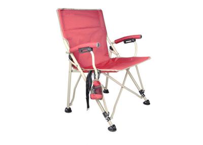 China 600x300D Polyester Folding Camping Chairs With Padded Armrests for sale