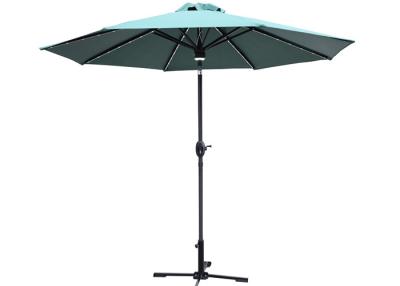 China paraguas de los 300x245cm 8 Rib Straight Pole Parasol Garden con el sistema de Presidente de Bluetooth en venta