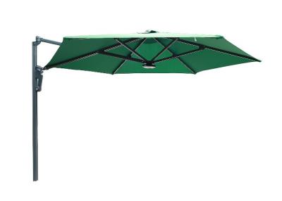 China parasol del soporte de la pared del CE del jardín del color verde de los 2.5m en venta