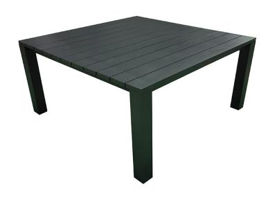 Chine 160 x 160 taille assemblée en aluminium de la table de salle à manger 76cm élégants de jardin de noir de cm à vendre