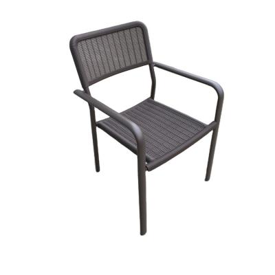 China Da cadeira plástica da pilha do metal de Seat 83.5cm do jardim mobília exterior à venda