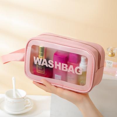 China Stereoscopic Makeup and toiletries bag, new type, large capacity, portable, high appearance, travel, travel, waterproof, fitness, swimming ba for sale