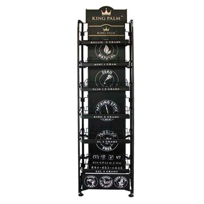 China Retail Stores Supermarket Snack Drinks Display Racks Metal Wire Retail Shelf Display Floor Rack Customize for sale