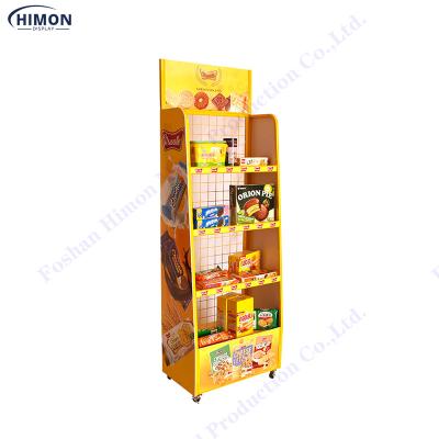 China Retail Stores Supermarket Shelves Candy Snack Baskets For Display Stand Retail Store Metal Wire Display Rack for sale