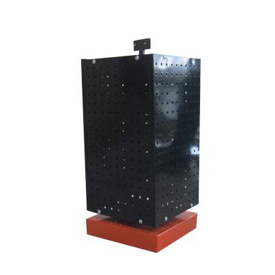 China Retail Stores Hotsale Shop Countertops Display Stand Retail Props Rotating Display Pegboard Racks Metal for sale