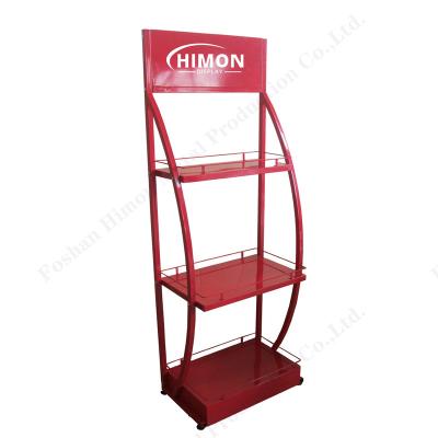 China Auto Service Shop Auto Service Shop Engine Oil Display Rack Car Service Lubricating Oil Display Rack Metal for sale