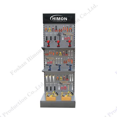 China 1.Pegboard back. 2.Logo printed on back.3. Hooks& Shelves can hang shop display rack metal pegboard display rack for sale retail store for sale