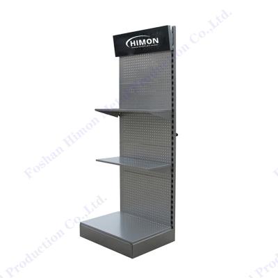 China Retail Stores Custom Retail Display Racks Metal Pegboard Accessories Display Stand Wholesale for sale