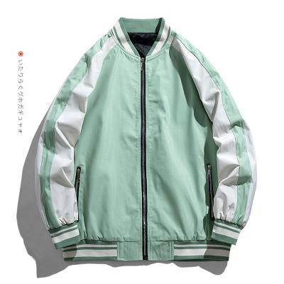 China Sustainable New Jackets For Spring And Fall For Men And Women Preppy Loose Fashion Casual Jacket Flight Collar Baseball Uniform for sale