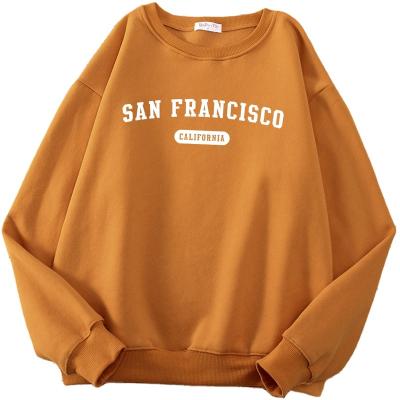 China Anti-wrinkle San Francisco California Letter Print Mens Hoodies Simple Casual Pullovers American Retro Clothing Casual Fashion Man Sweatshirt for sale