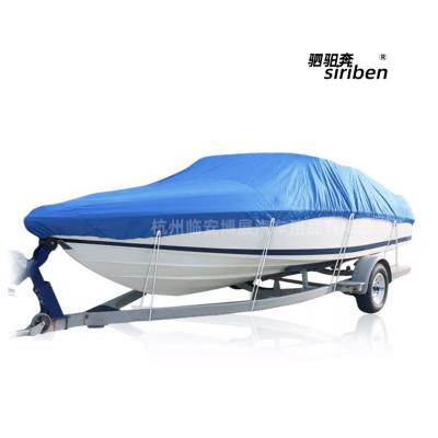 China Car Top Quality 300D Polyester Fabric Boat Cover Boat Accessories Waterproof Outdoor Travel Boat Cover Jet Ski Covers for sale