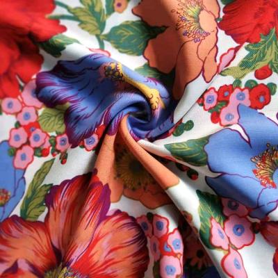 China New Arrival 87% Eco Vero Antistatic 13%Polyester Woven Printed Fabric For Summer& Autumn Wear for sale