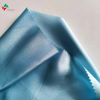 China 100% Waterproof Eco-friendly Polyester RPET Recycled Satin Fabric for sale