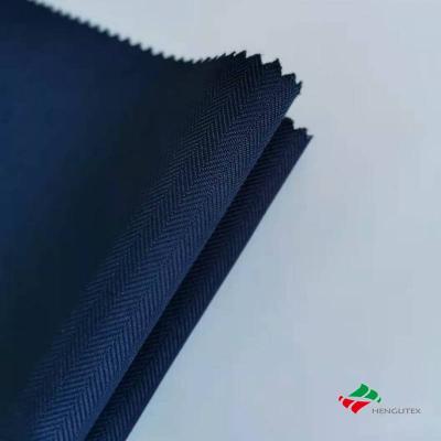 China Waterproof 100% RPET 300D Eco-Friendly Polyester Recycled GRS Herringbone Fabric for sale