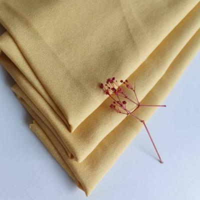 China High Quality Anti Pill 60S Imitated Cupro Mess Hemp Fabric For Fashion Clothes 54%Polyester 46% Viscose for sale