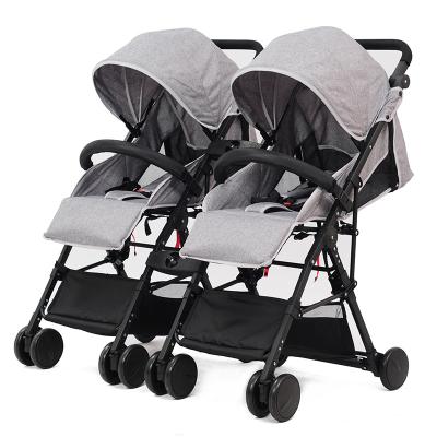 China Baby Sitting And Lying Factory Directly Supply Separate Twin Baby Stroller for sale