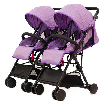 China Hot Selling Baby Sitting Doubles And Lying Twin Strollers Baby for sale