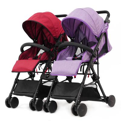 China Hot Selling Twin Baby Sitting And Lying Stroller Baby for sale