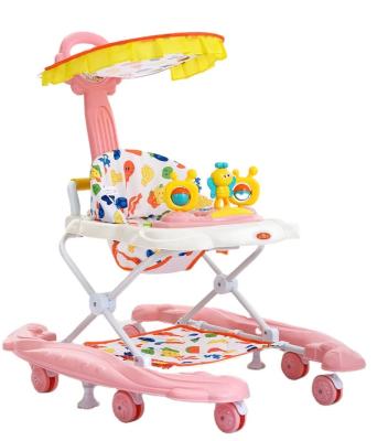 China Cotton Baby Walker 3 In 1 Round PP Plastic Material Cheap Baby Jumping Walker for sale