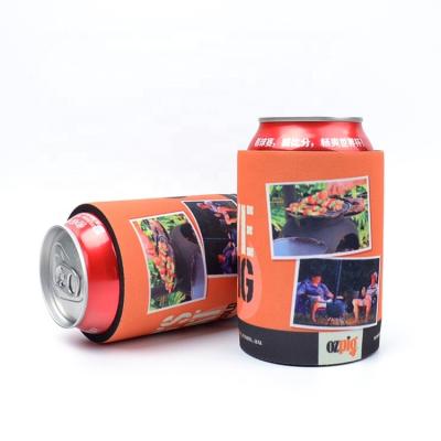 China Full Color Insulated Transfer Printing 5mm Neoprene Rubber Bottom Beer Bottle Can Cooler Racks Stubby Can Stubby Holder for sale